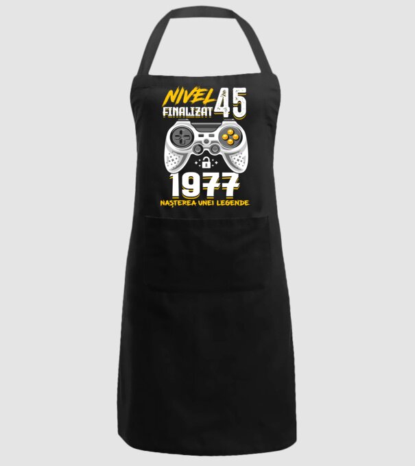 Nivel 45 finalizat. 1977 nașterea unei legende model negru pe tricou
