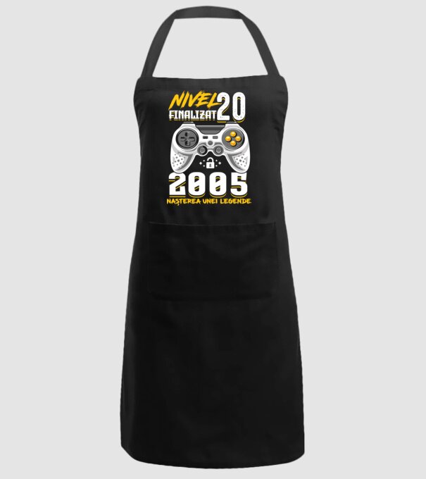 Nivel Finalizat 20 2005 model negru pe tricou
