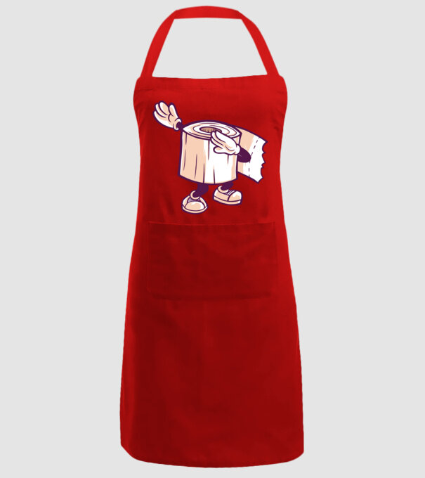 Hârtie igienică DAB model roșu pe tricou