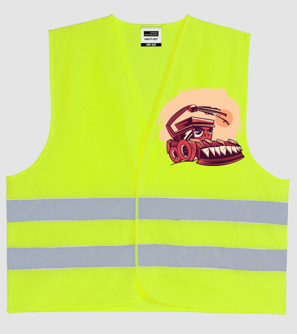 Secerătoare model galben neon pe tricou