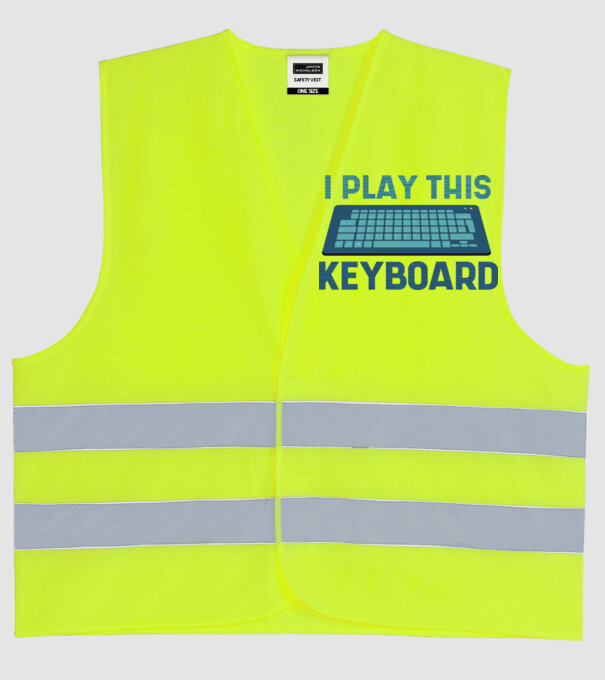 Tastatura Gamer model galben neon pe tricou