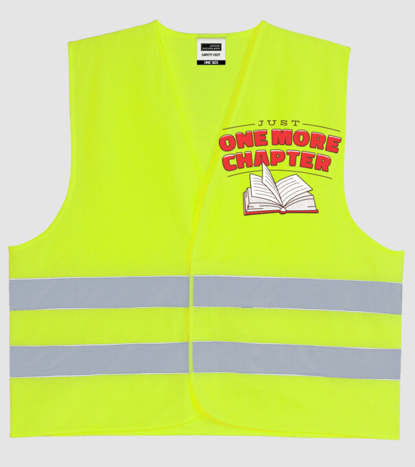 Doar încă un capitol model galben neon pe tricou