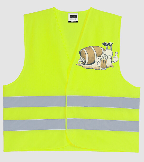 Melc cu bere model galben neon pe tricou