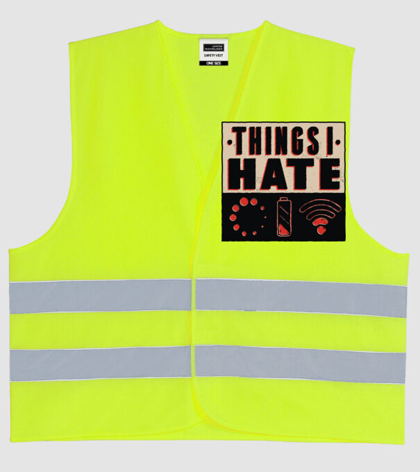 Lucruri pe care le urăsc model galben neon pe tricou