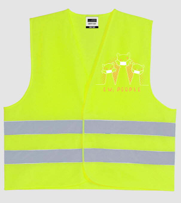 ew, people model galben neon pe tricou