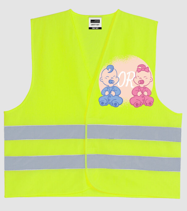 Băiat sau fată model galben neon pe tricou