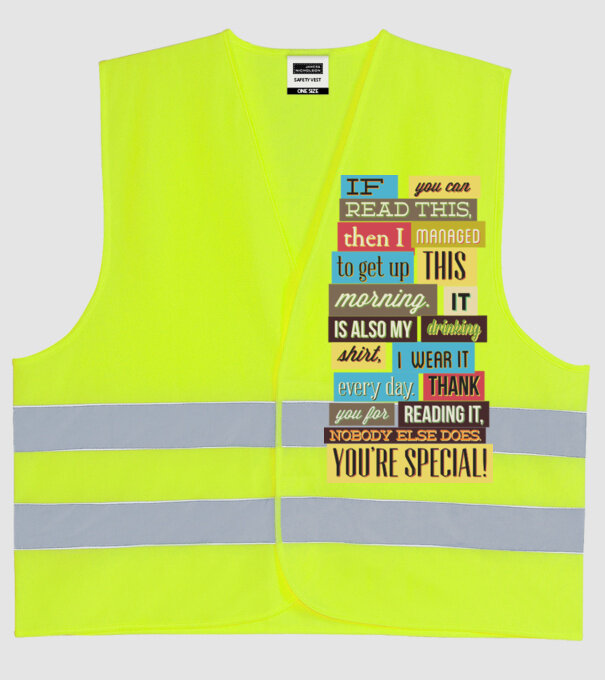 If you can read this then i managed to get up this morning model galben neon pe tricou