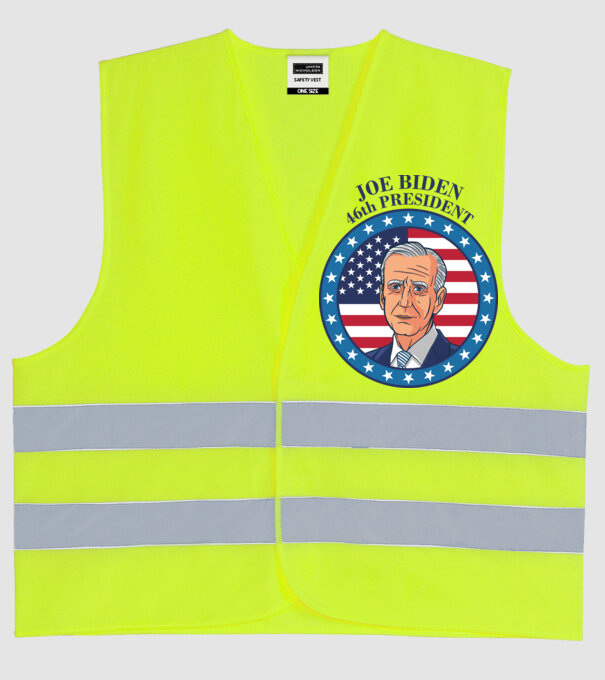 Joe Biden cel de-al 46-lea președinte al SUA model galben neon pe tricou