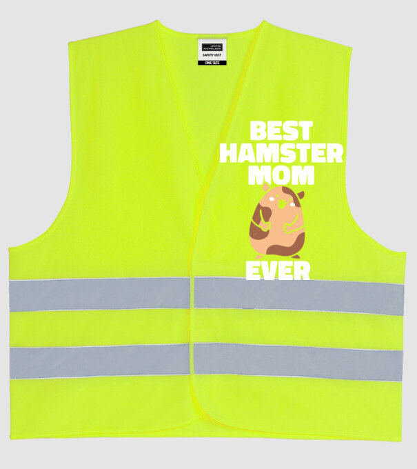 Cea mai bună mamă Hamster model galben neon pe tricou
