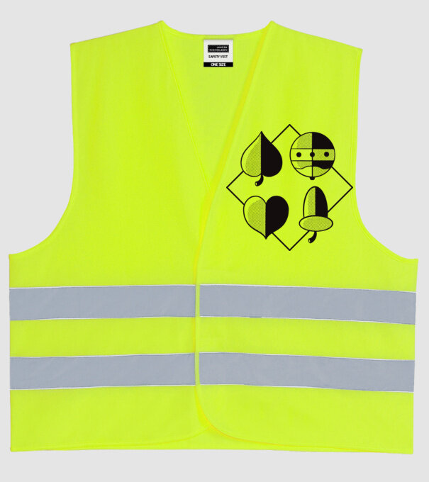Simboluri cărți de joc maghiare model galben neon pe tricou