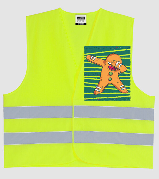 Turtă dulce DAB Crăciun model galben neon pe tricou