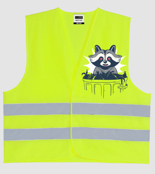 Raton model galben neon pe tricou