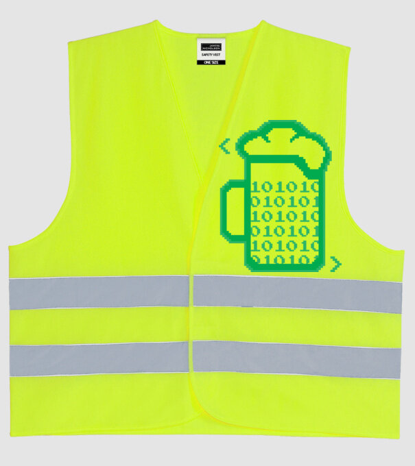 Bere Programator model galben neon pe tricou