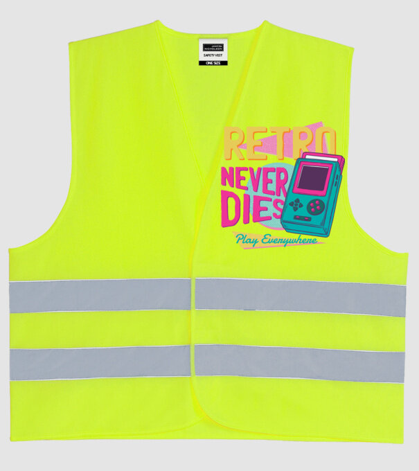 Retro Gameboy model galben neon pe tricou