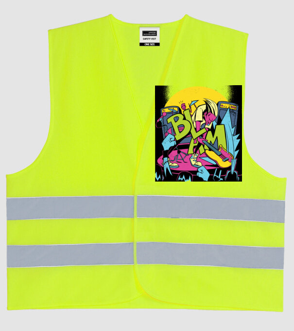 Star rock model galben neon pe tricou