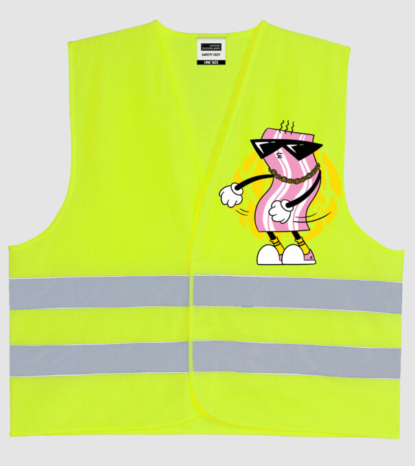 Șuncă DAB model galben neon pe tricou
