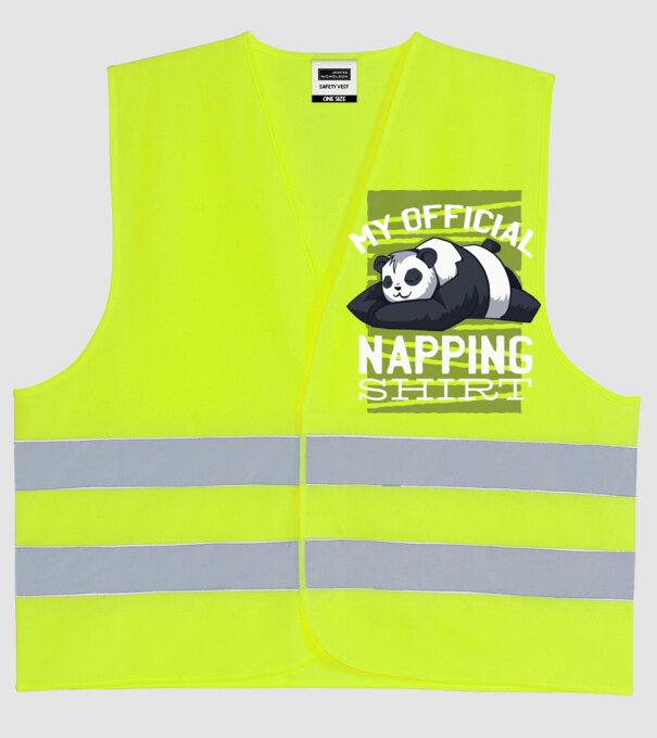 This is my official napping T-shirt, tricou amuzant odihnă model galben neon pe tricou