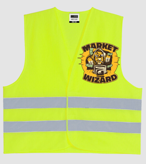 Guru al pieței bursiere model galben neon pe tricou