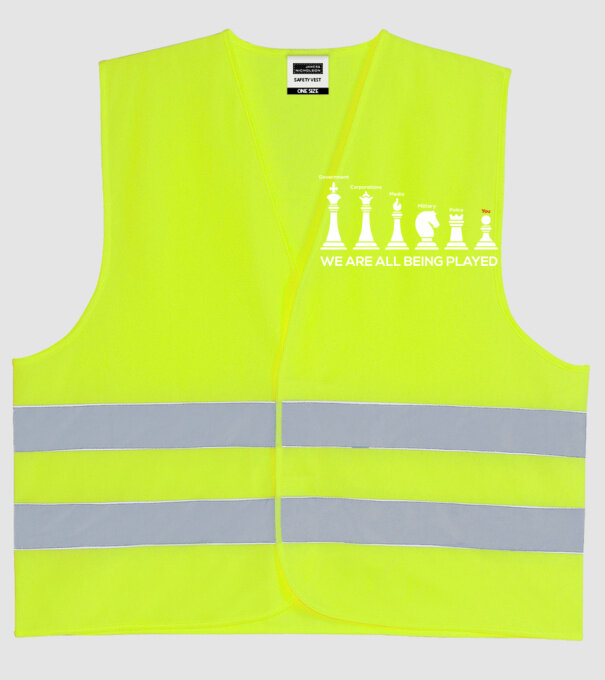 We are all being played model galben neon pe tricou