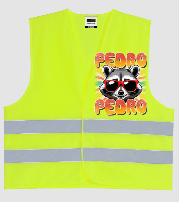 Pedro Pedro groovy retro model galben neon pe tricou