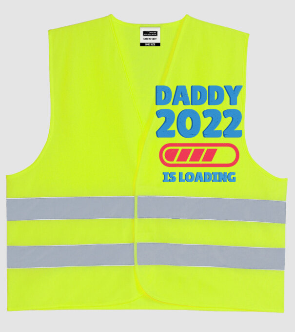 Tată 2022 ss model galben neon pe tricou