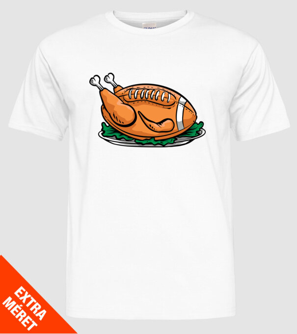 Fotbal american Curcan model alb pe tricou