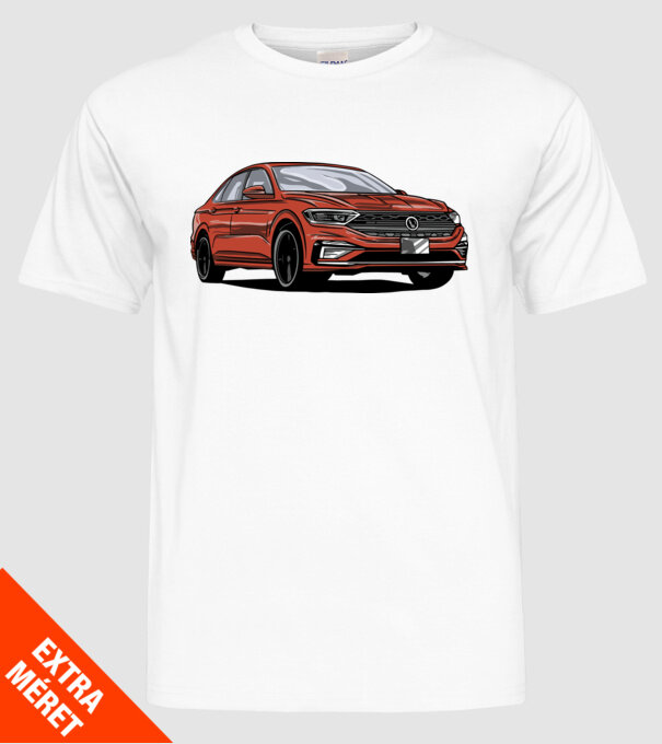 Mașină model alb pe tricou