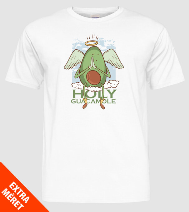 Rai avocado model alb pe tricou