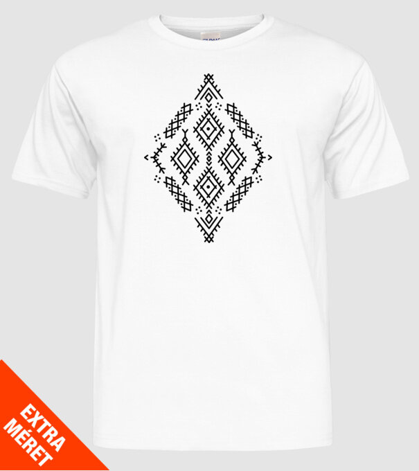 Berbere Symbol model alb pe tricou