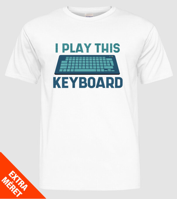 Tastatura Gamer model alb pe tricou