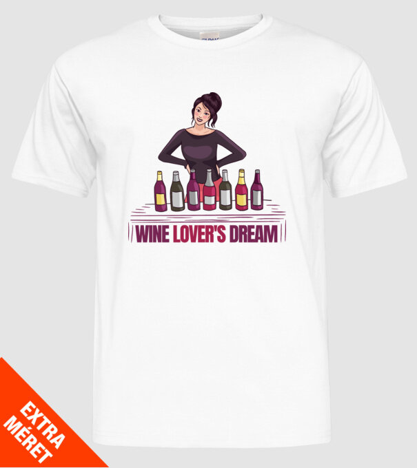 Degustare de vinuri model alb pe tricou