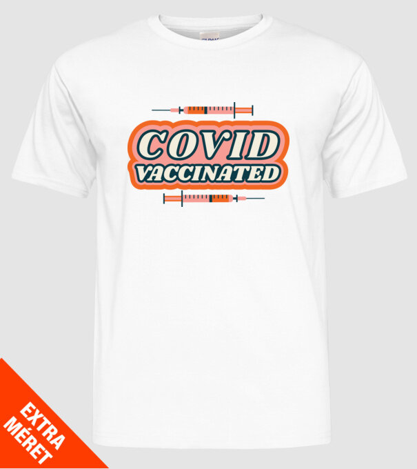 Vaccin Covid model alb pe tricou
