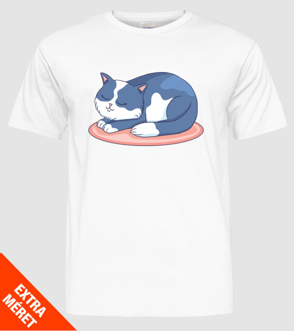 Pisicuță drăguță model alb pe tricou