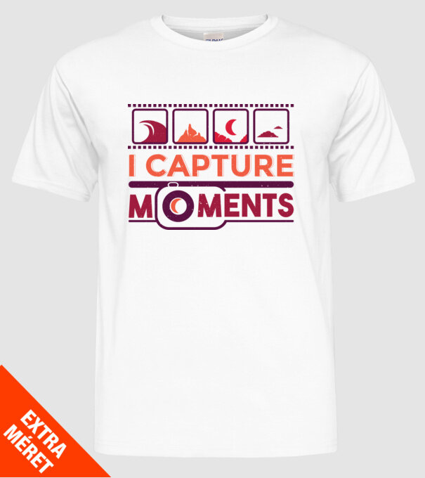 Prind momentele - Fotograf model alb pe tricou