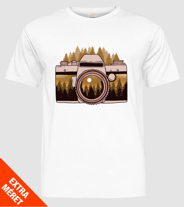 Natură Fotograf tricou fotograf model alb pe tricou