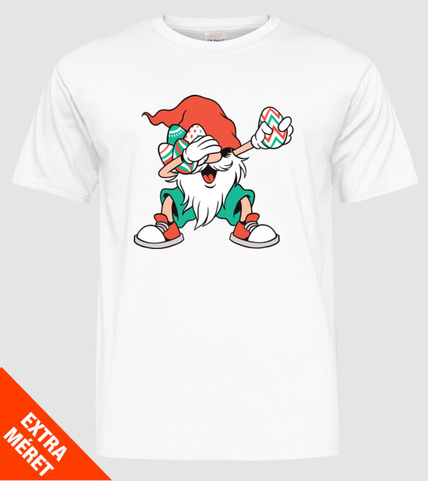 Elf de Paște DAB model alb pe tricou