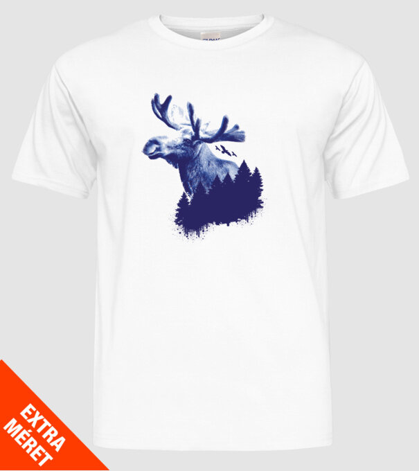 Elan model alb pe tricou