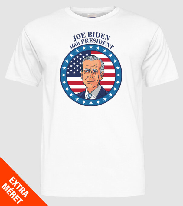 Joe Biden cel de-al 46-lea președinte al SUA model alb pe tricou