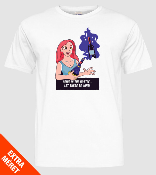 Dorința mea, să fie vin model alb pe tricou