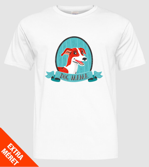 Câine Mamă model alb pe tricou