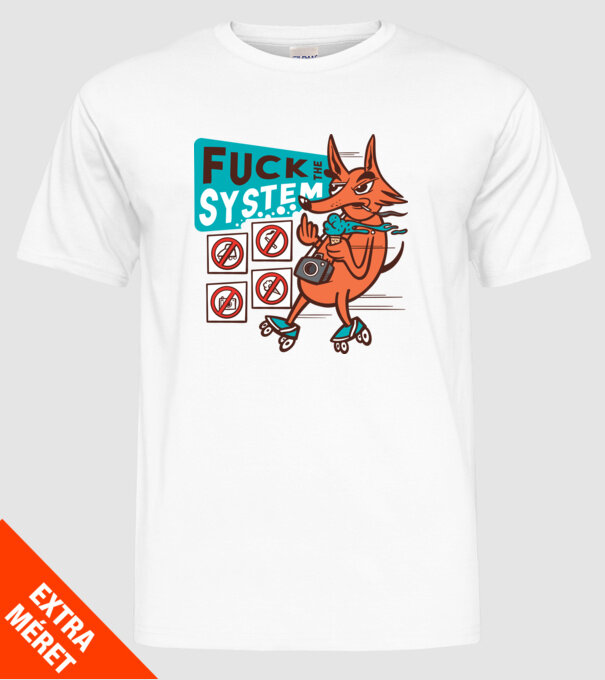 Câine Rebel model alb pe tricou