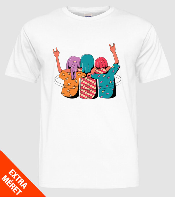 Cele mai bune prietene model alb pe tricou