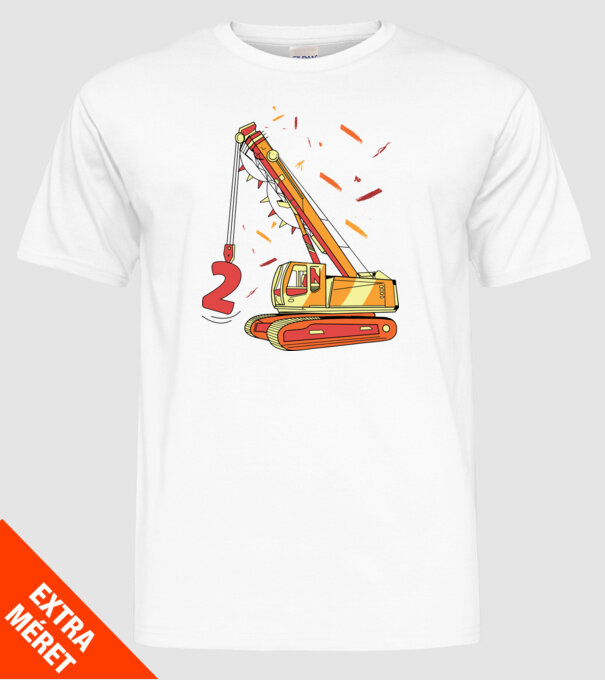 Prindere 2nd Birthday model alb pe tricou