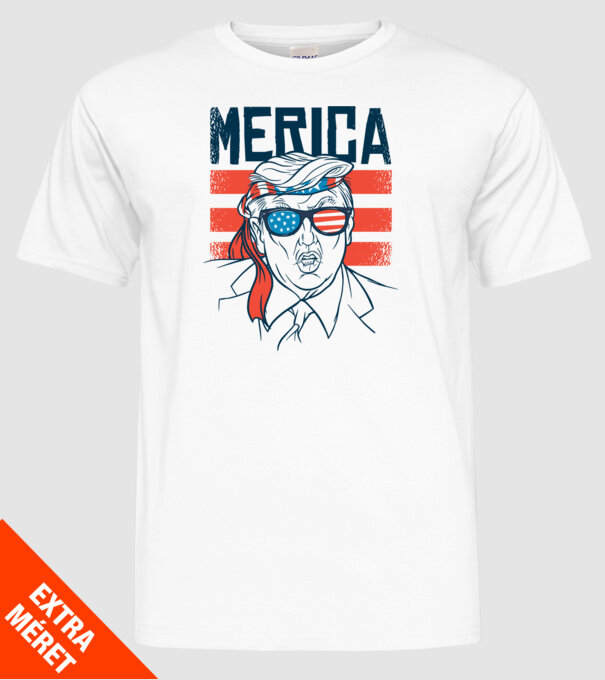 Merica Trump 2020 Usa model alb pe tricou