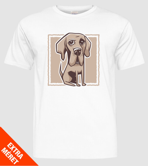 Câine Mastiff german model alb pe tricou