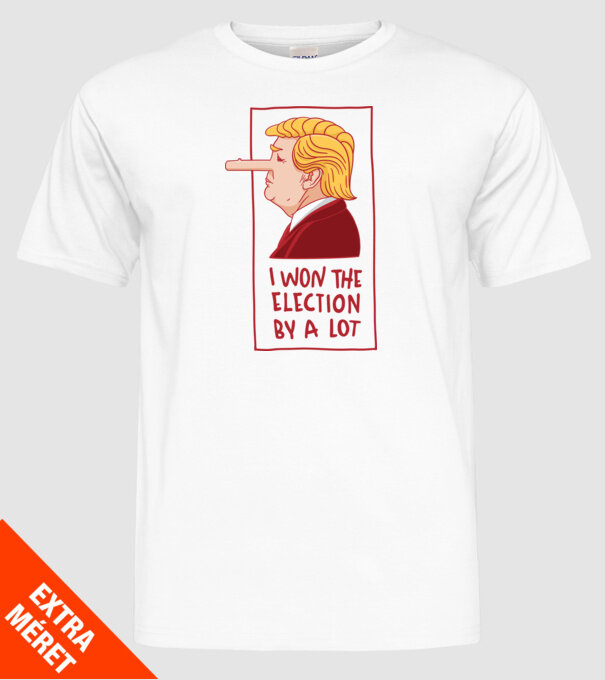 Pinocchio Trump model alb pe tricou