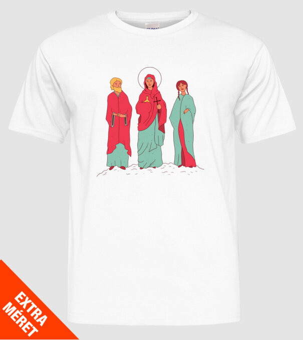 Sfinți model alb pe tricou
