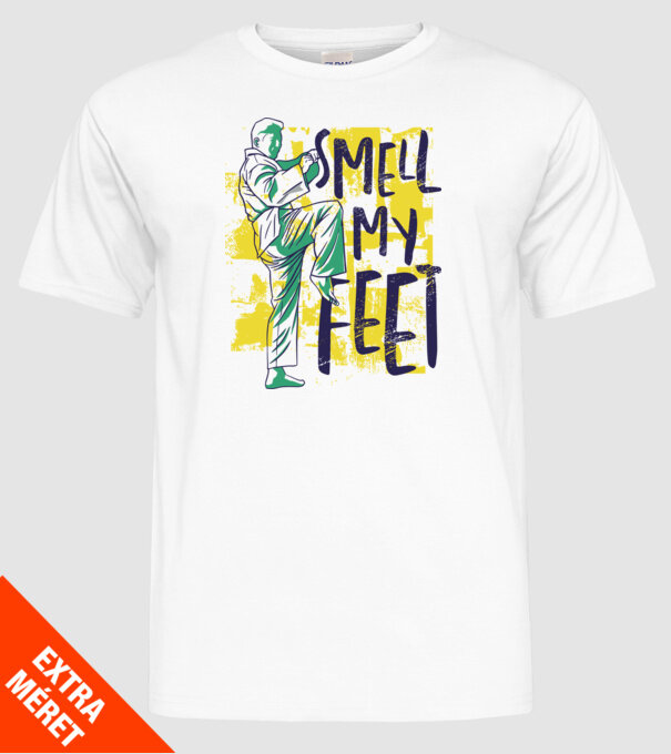 Taekwondo model alb pe tricou