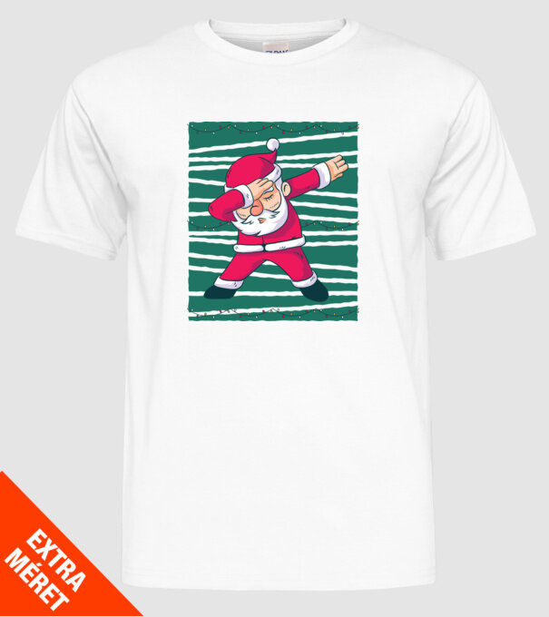 Moș Crăciun DAB Crăciun model alb pe tricou