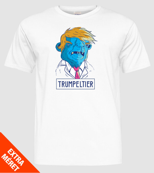 Trumpeltier monstru Trump model alb pe tricou